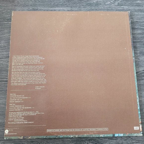 Grand Funk Survival Vinyl - Fair Condition - Picture 2 of 4